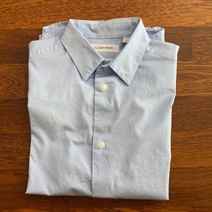 Kids Calvin Klein Long Sleeve Dress Shirt Size:12